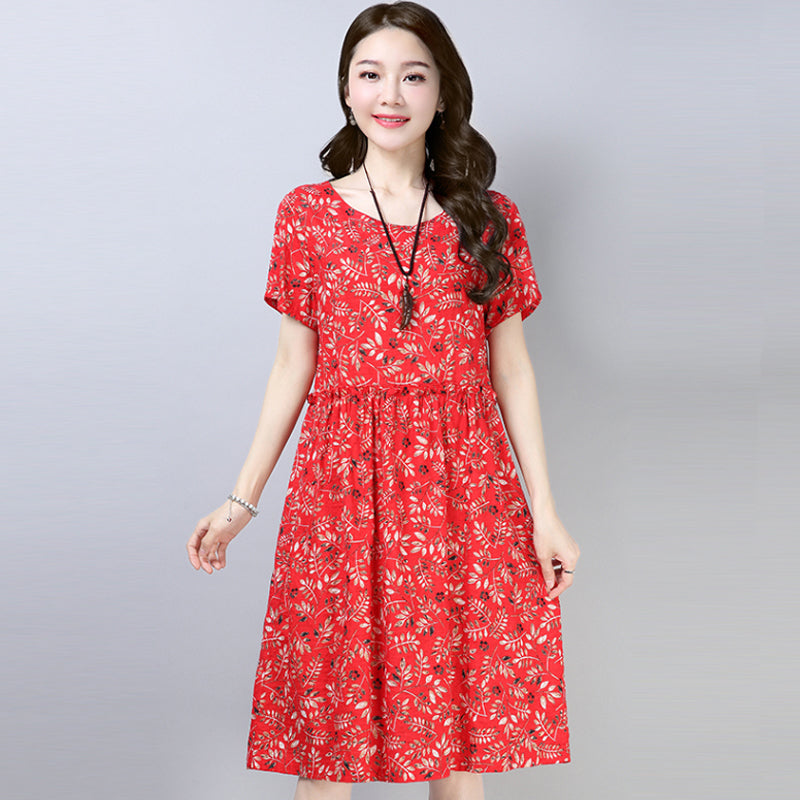 Summer Cotton Linen Dress
